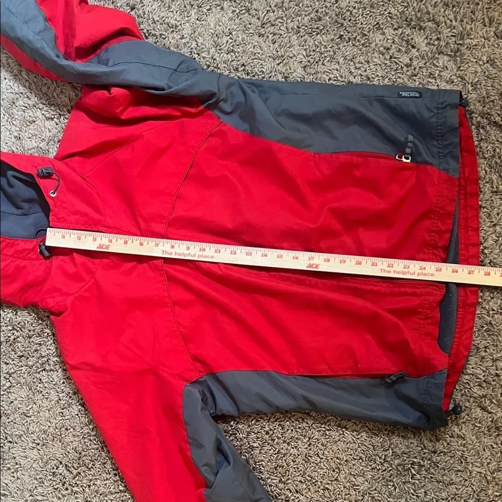 Pacific Trail Men’s Red & Gray Ski Jacket Size Medium